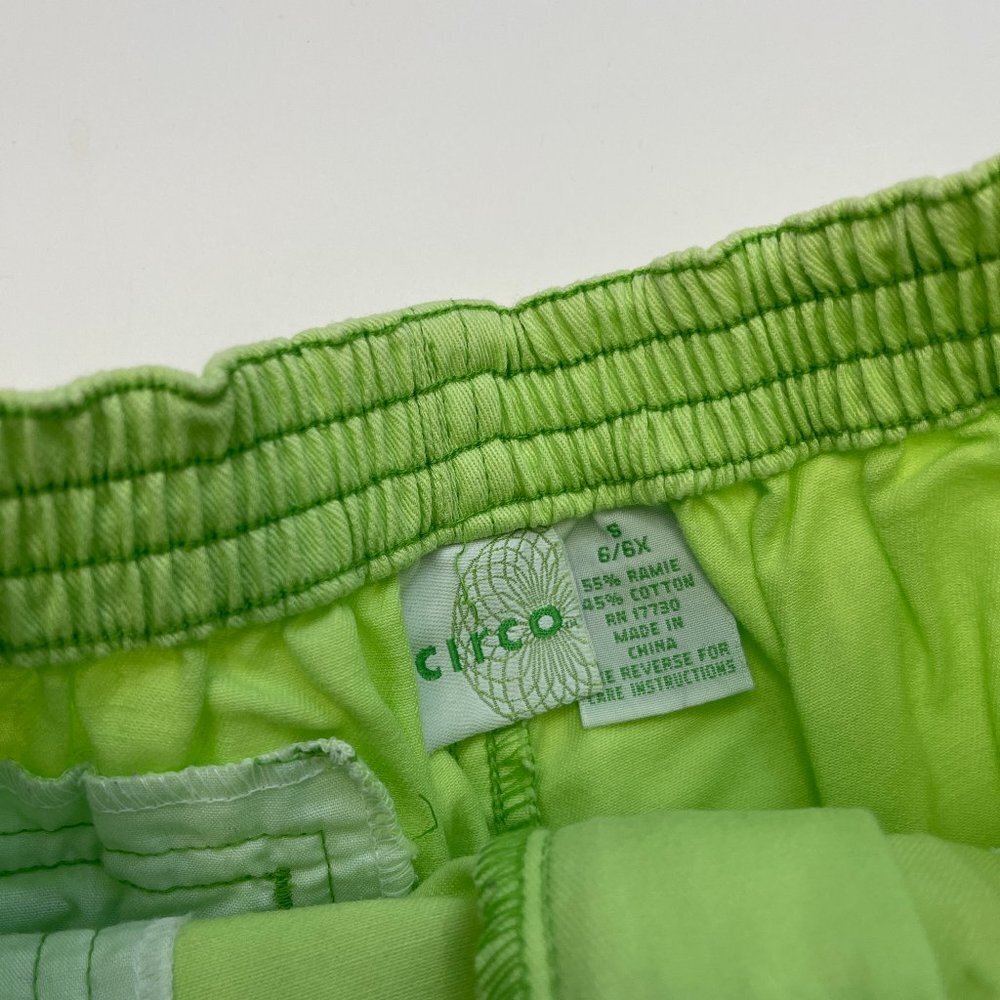 CIRCO Green Denim Kids Shorts Size 6/6X - Picture 2 of 3